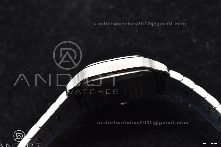 MIYOTA de on SS TopPick Cartier Santos Edition Dial White 1045 SmartLinks 1:1 Bracelet V 35mm BVF SS Best 9015 1026